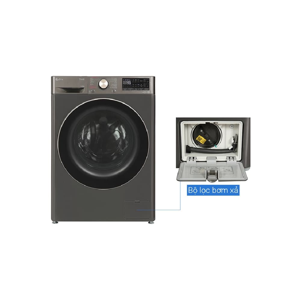 Máy giặt sấy LG AI DD Inverter giặt 14 kg - sấy 8 kg FV1414H3BA